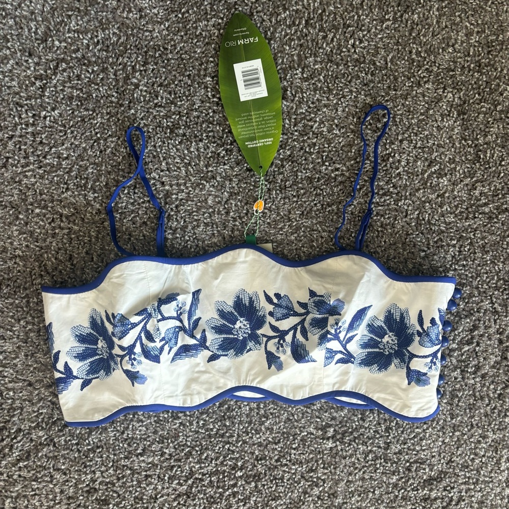 Farm Rio Beaded Top